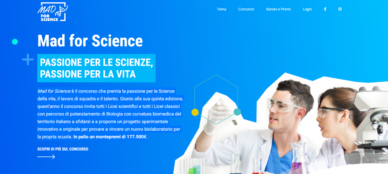 Mad For Science Liceo Classico Ruggero Settimo